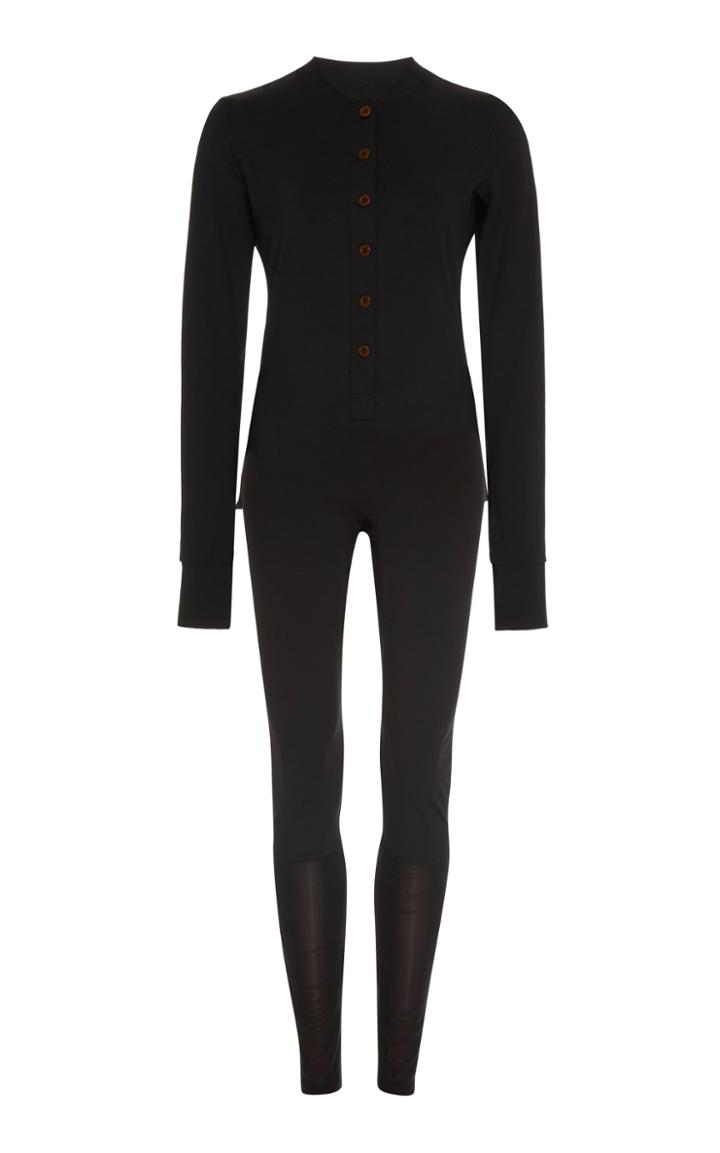 Matek Gentoo Mesh-paneled Jersey Jumpsuit