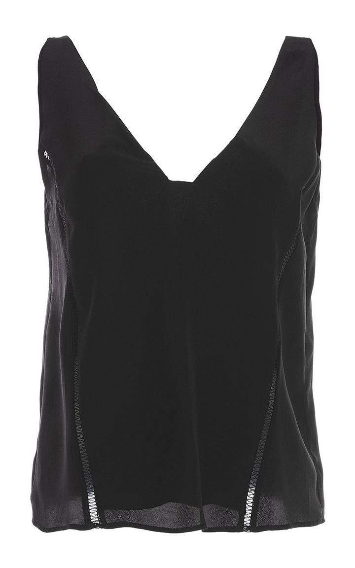 Zeus + Dione Ersa Deep V-neck Tank Top