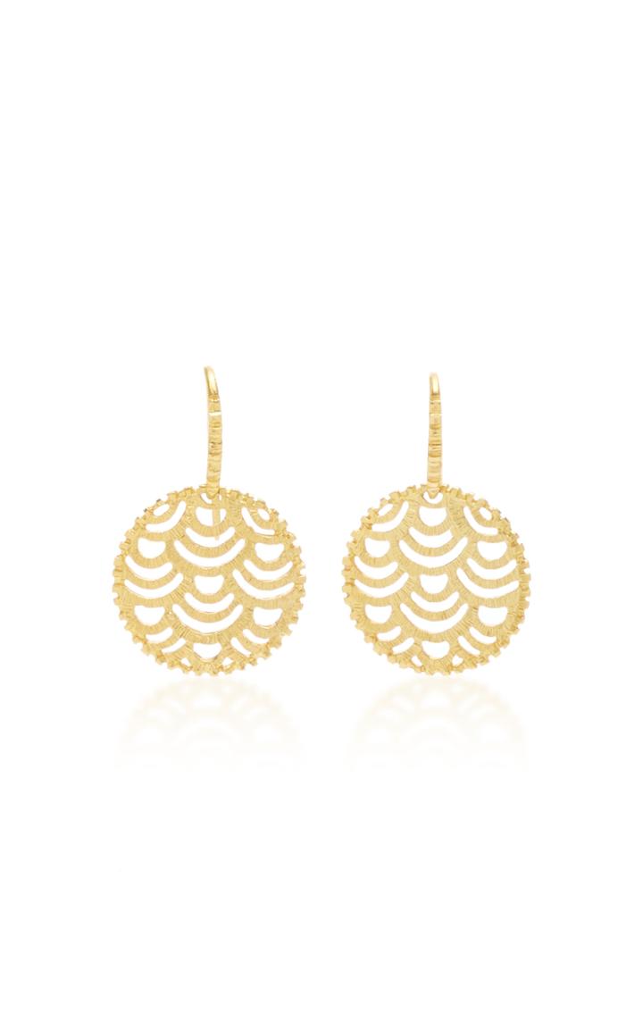Ilias Lalaounis 18k Gold Nubia Circle Earrings