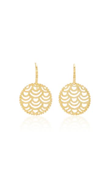Ilias Lalaounis 18k Gold Nubia Circle Earrings