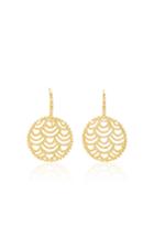 Ilias Lalaounis 18k Gold Nubia Circle Earrings