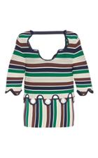 Ph5 Nikki Multicolor Ribbed Knit Top
