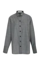 Victoria Beckham Oversized Wool-twill Shirt