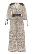 Moda Operandi Le Sirenuse Positano Vali Myers Catherine Printed Silk Midi Dress Size