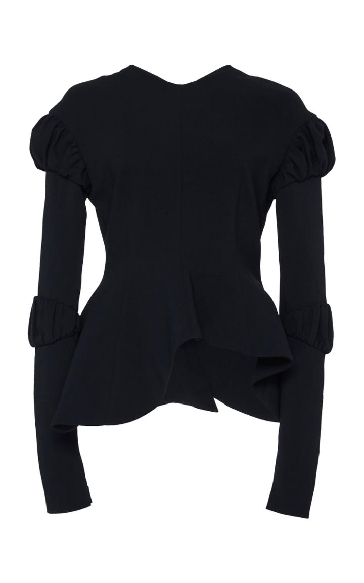 A.w.a.k.e. Mode Asymmetric Peplum Shirt