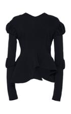 A.w.a.k.e. Mode Asymmetric Peplum Shirt