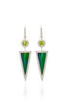 Hanut Singh One-of-a-kind Beetle Wing Earrings