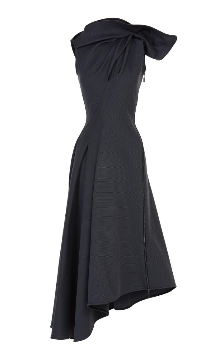 Maticevski Paramour Asymmetrical Midi Dress