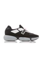 Prada Cloudbust Rubber And Leather-trimmed Mesh Sneakers Size: 36