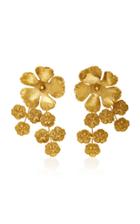Jennifer Behr Jasmine Gold-plated Swarovski Crystal Earrings