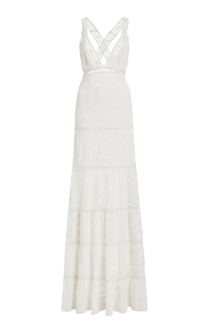 Alexis Soraline Embroidered Cotton Maxi Dress