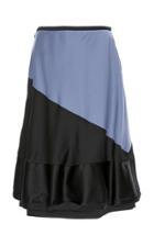 Loewe High-rise Contrast Satin Skirt