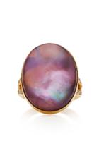 Misahara Yola 18k Gold, Amethyst And Diamond Ring