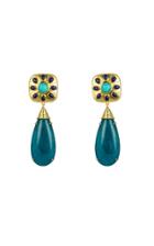 Moda Operandi Valre Jade And Turquoise Tallulah Earrings