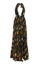 Agua By Agua Bendita Oliva Flora Maxi Dress