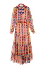 Carolina K Talie Tiered Cotton-blend Dress