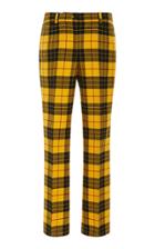 Michael Kors Collection Plaid Cropped Trouser