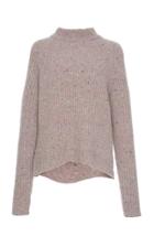 Agnona Tweedy Ribbed Knit Sweater