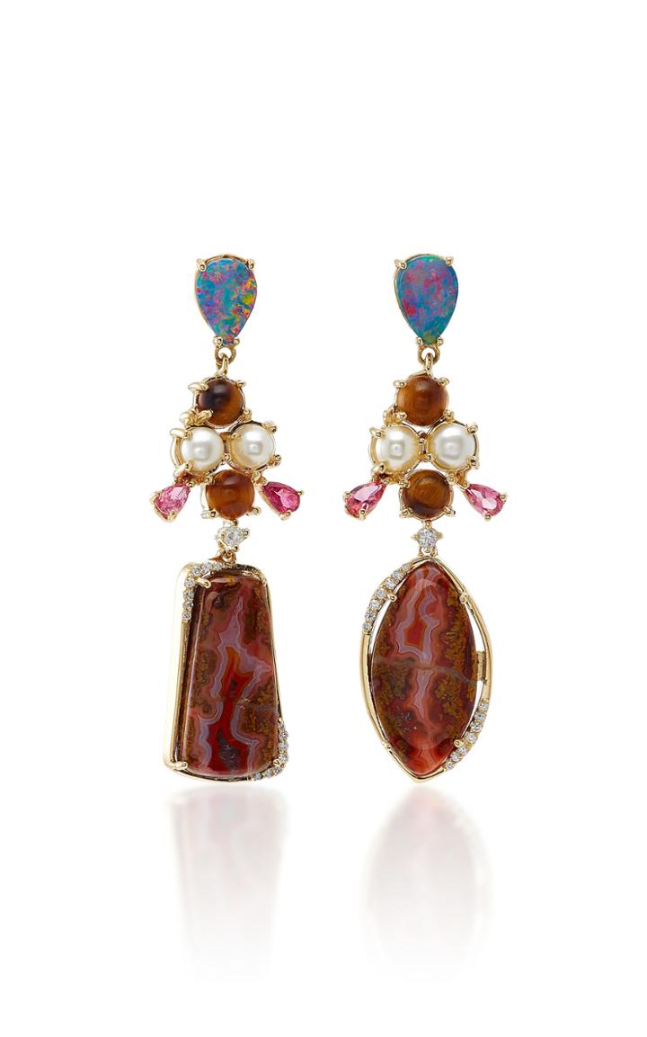 Eden Presley One-of-a-kind Agate Earrings