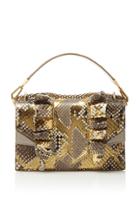 Ralph & Russo Alina Chain Shoulder Bag In Python