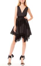 Moda Operandi Zuhair Murad Asymmetric Cotton-blend Mini Dress