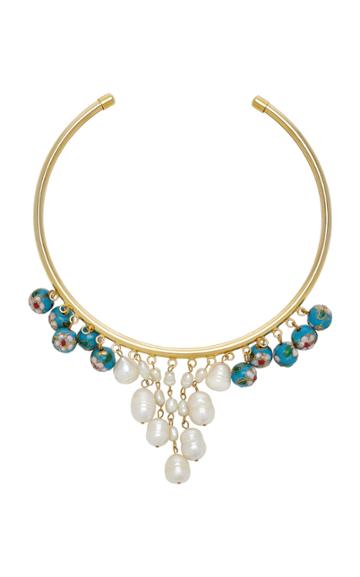 Abi Project Gold-plated, Pearl And Bead Choker