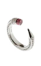 Moda Operandi Nadine Ghosn 18k White Gold Pencil Ring Size: 4.5