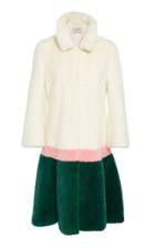 Carolina Herrera Mink Drop Waist Coat