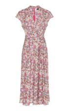 Zac Posen Floral-patterened Silk Mini Dress