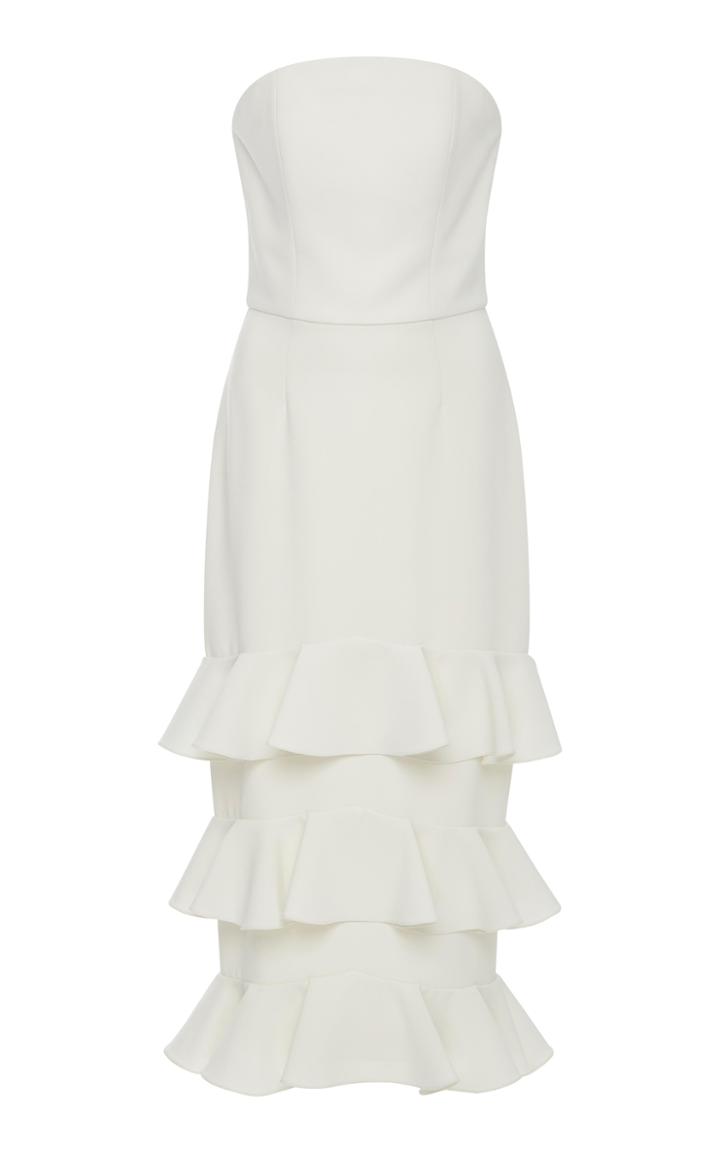 Christian Siriano Multi Ruffle Dress
