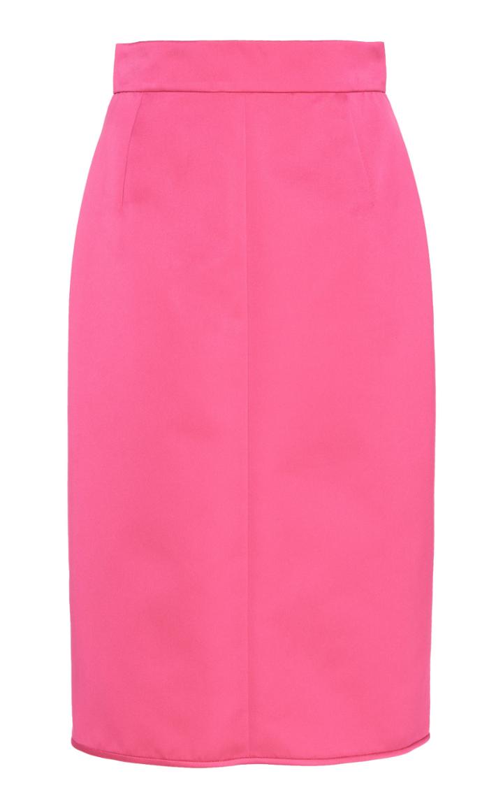 N21 Lidia Fitted Duchess Satin Skirt