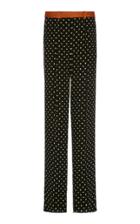 Moda Operandi Haider Ackermann Stripe-detailed Polka-dot Cady Pants Size: 34