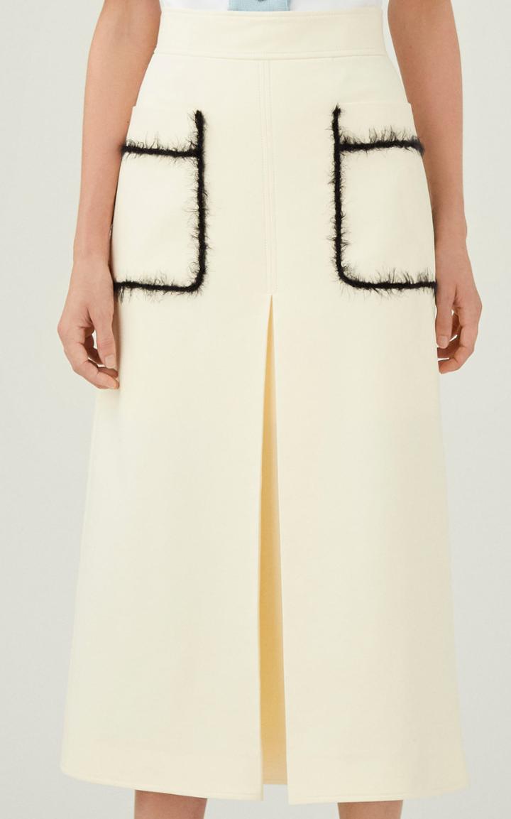 Moda Operandi Marina Moscone Skirt W/ Patchpockets