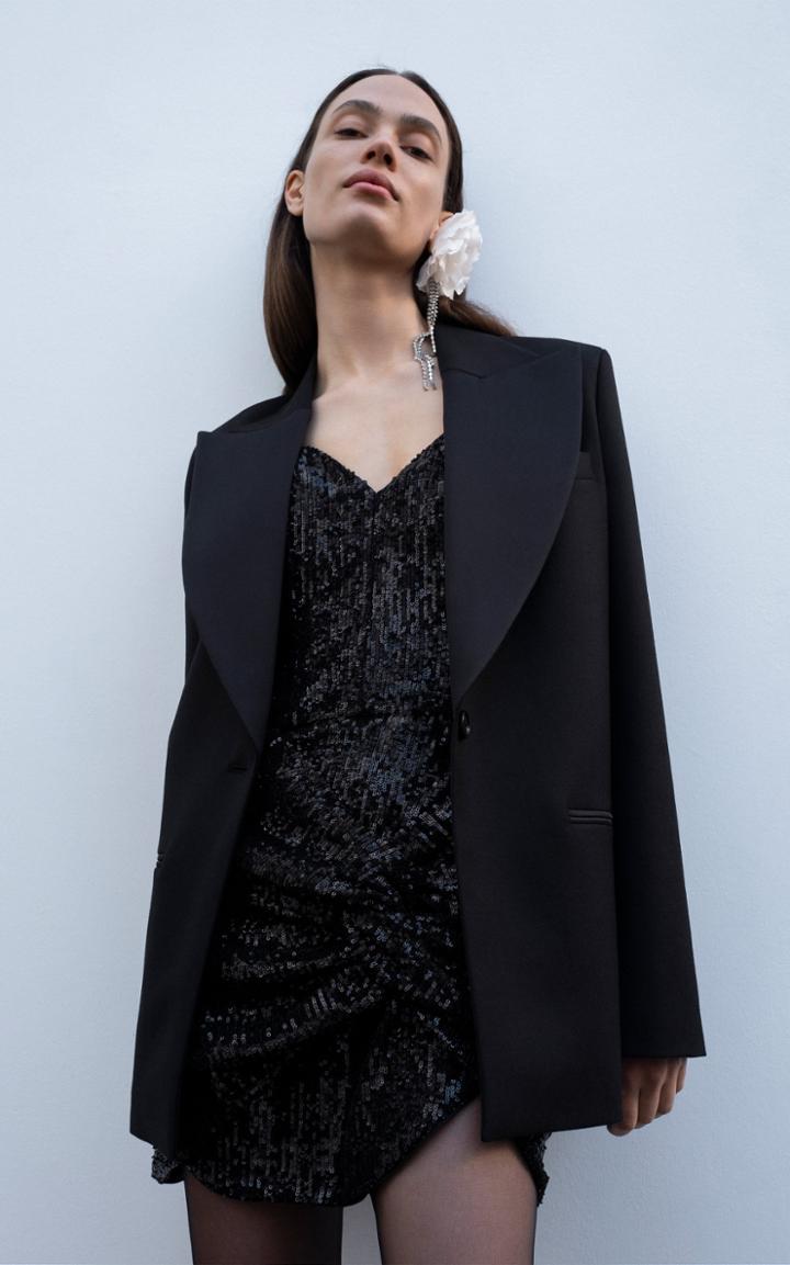 Magda Butrym New Amsterdam Oversized Wool Blazer Jacket