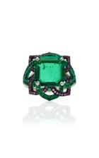 Arunashi One-of-a-kind Square Emerald Ring