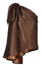 Maticevski Lithium One-shoulder Satin Top