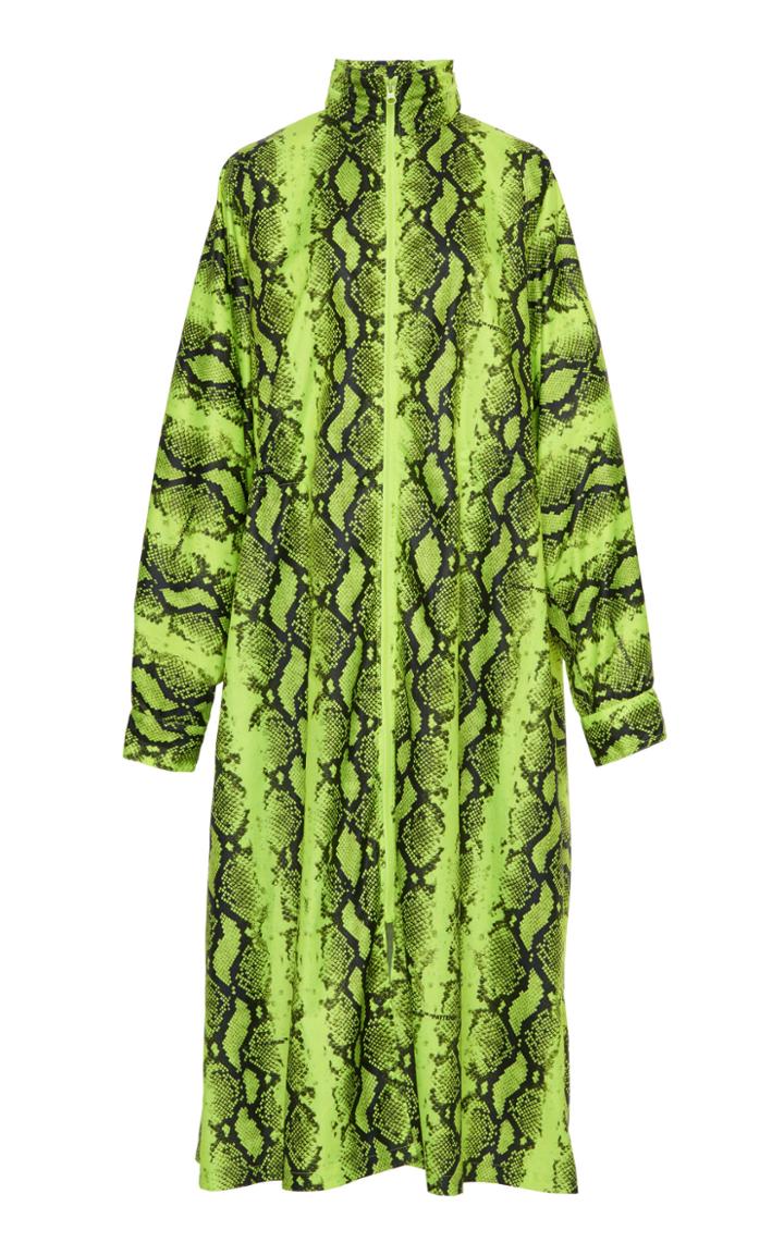 Off-white C/o Virgil Abloh Python Shell Rain Coat