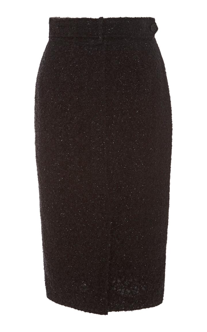 Soonil Stardust Belted Boucle Skirt