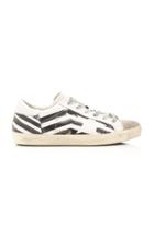 Golden Goose Superstar Striped Leather And Suede Sneakers