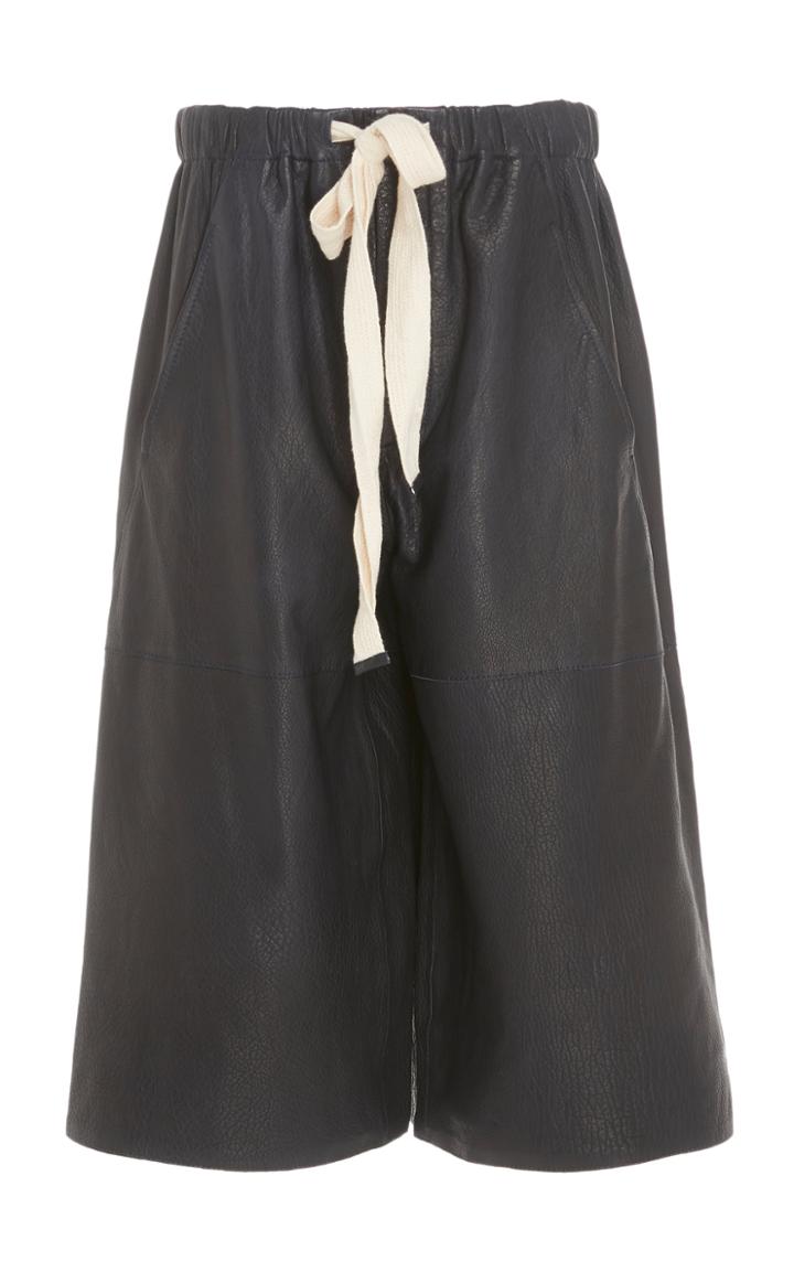 Tuinch Crop Leather Pants