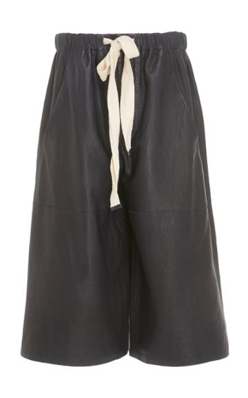 Tuinch Crop Leather Pants