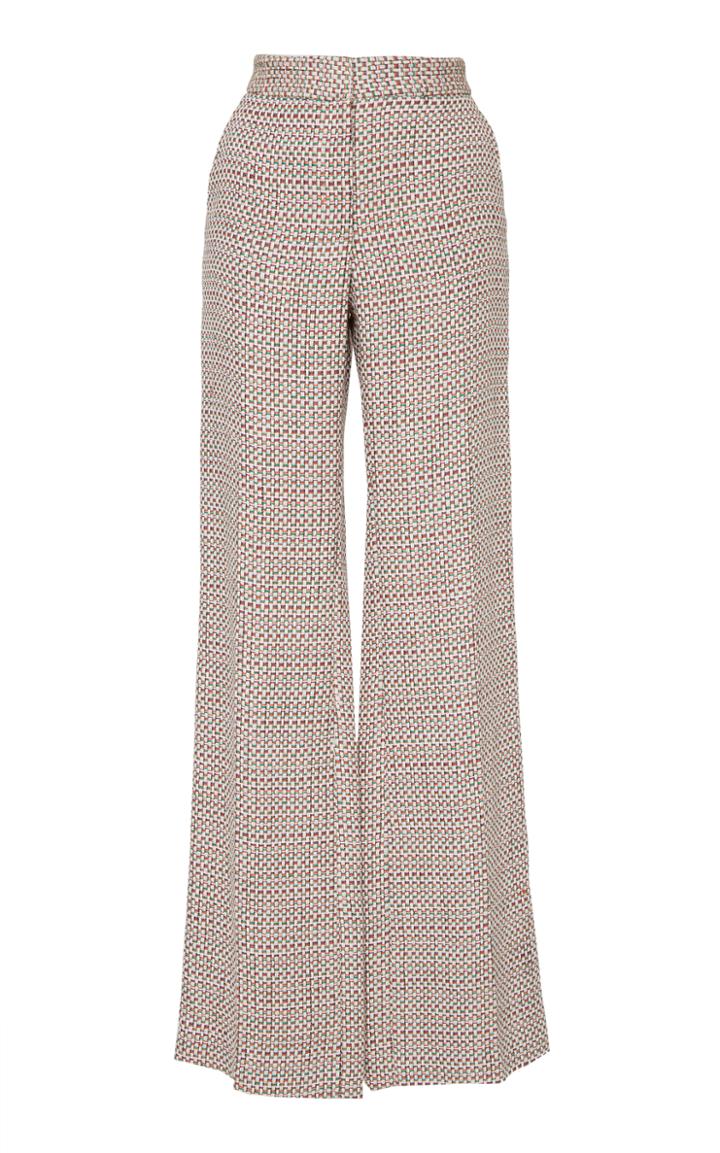 Frederick Anderson Multicolor Tweed Wide Pant