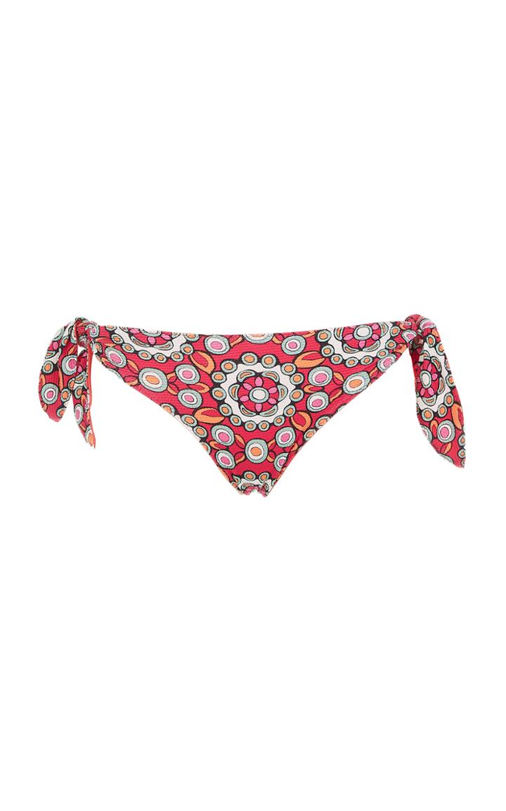 Moda Operandi La Doublej Bow Printed Bikini Bottom