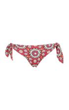 Moda Operandi La Doublej Bow Printed Bikini Bottom