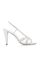 Givenchy Crystal-embellished Leather Slingback Sandals