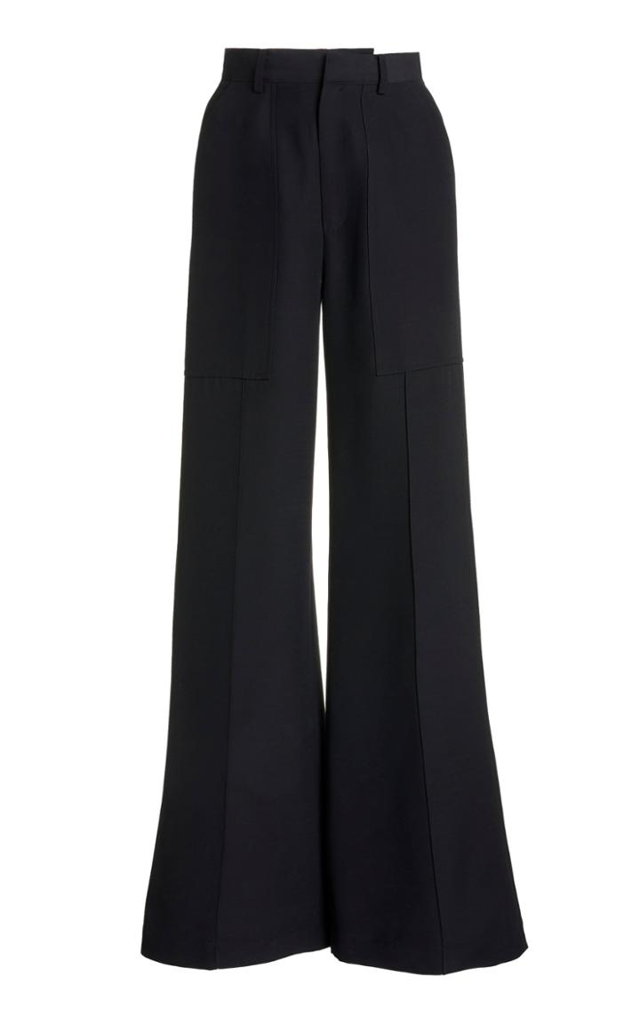 Moda Operandi Co High-rise Wool-blend Flared Pants