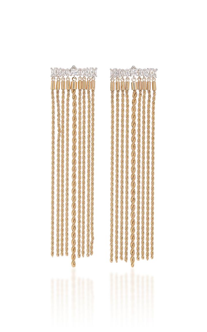Fallon Gold-plated Crystal Earrings