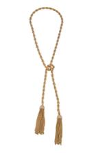 Fallon Gold-tone Tassel Necklace
