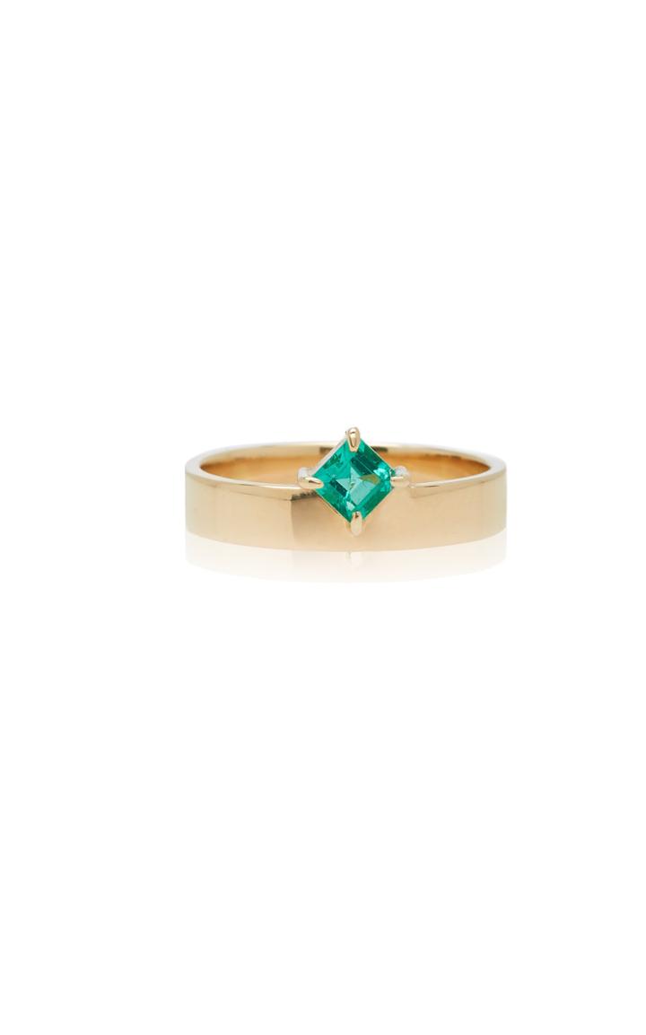 Wwake One-of-a-kind Emerald Monolith Ring