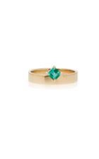 Wwake One-of-a-kind Emerald Monolith Ring
